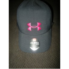 Brand New Misses Black & Pink Under Armour Heat Gear Hat  Size OSFM  eb-59765918